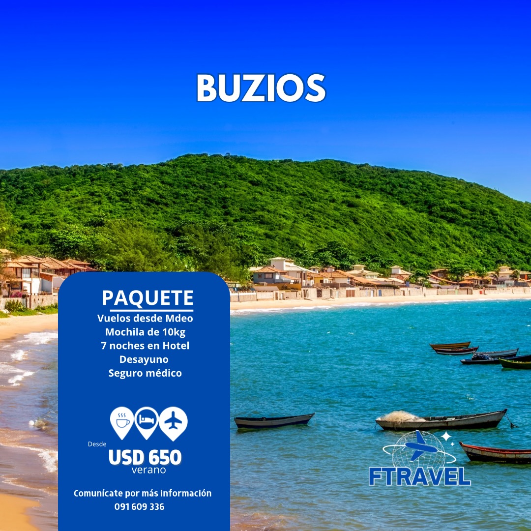 Paquete Búzios Brasil - FTravel