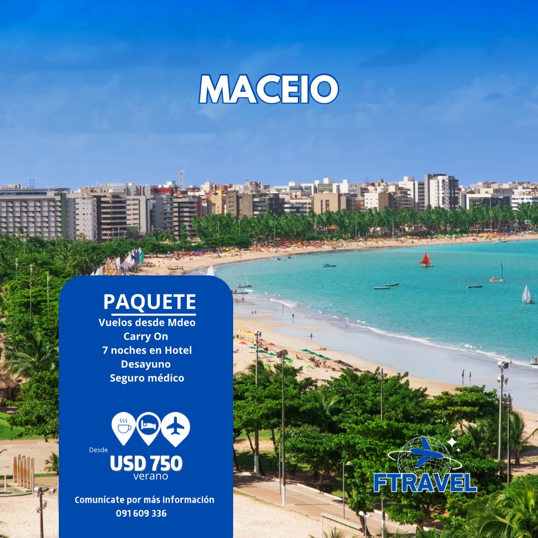 Paquete Maceió Brasil - FTravel