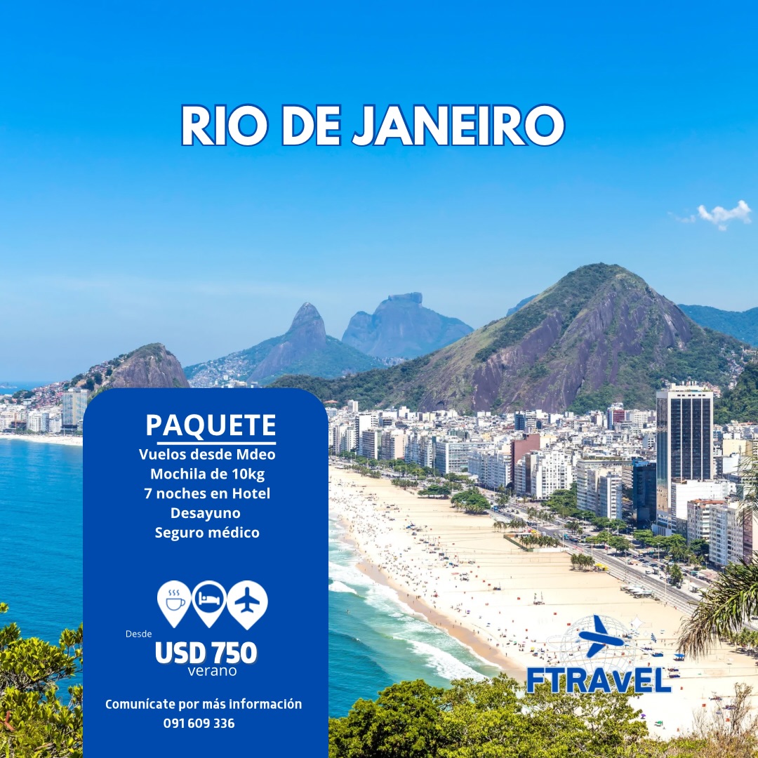 Paquete Río de Janeiro Brasil - FTravel
