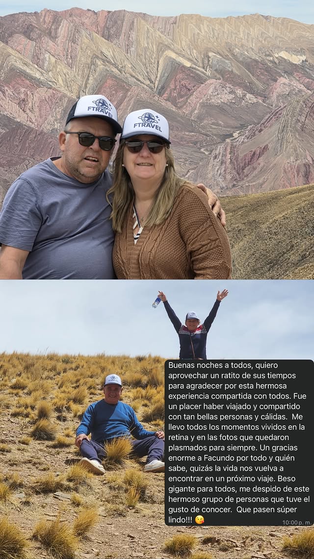 Pareja en montañas 14 colores