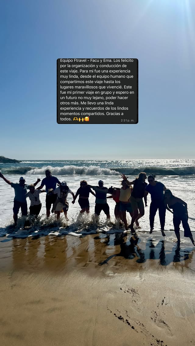 Grupo en la playa